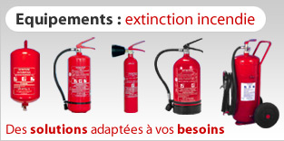 Equipements extinction incendie Paris 75, Seine-et-Marne 77, Aube 10, Loiret 45, Essonne 91